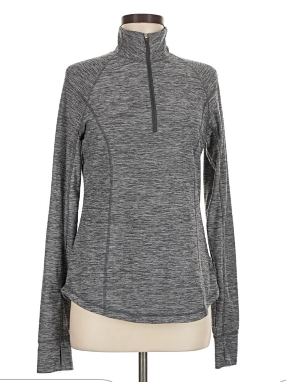 Old Navy Women’s Grey Quarter-Zip Performance Top sz XL